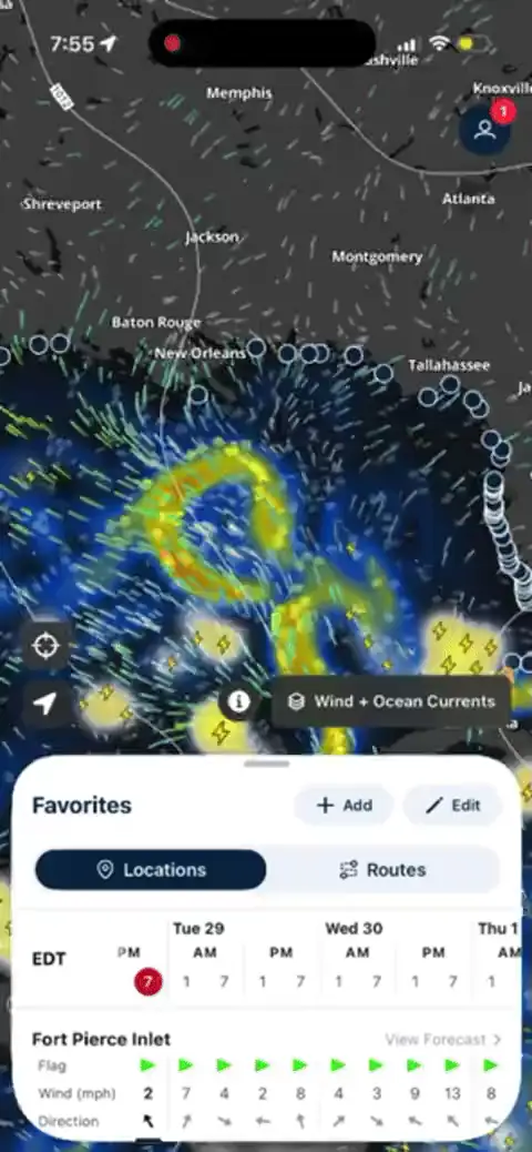 Currents app preview 1